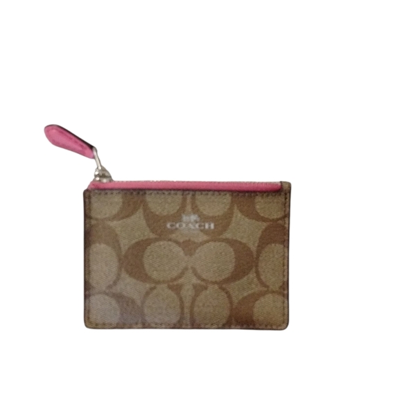 Coach Pink and Silver Clutch Wristlet - Picture 7 of 12